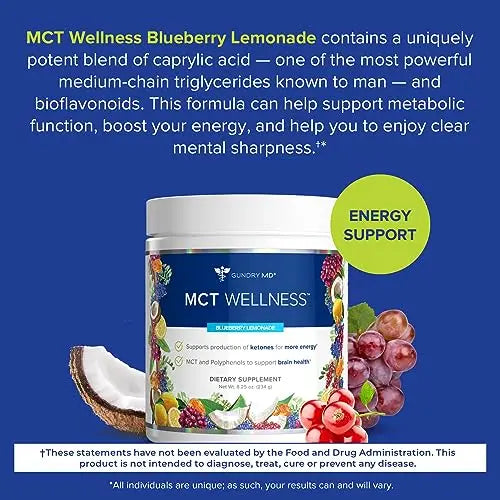 Gundry MD MCT Wellness Powder to Support Energy, Ketone Production and Brain Health Gundry MD Au supplements