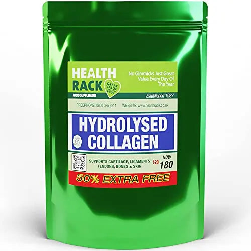 Collagen Supplements 1000mg with Vitamin C 180 Tablets - GMO Free - Hair Skin Nails HealthRack Au supplements
