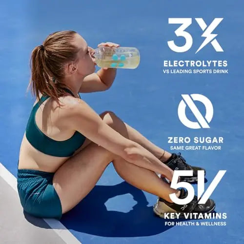 DripDrop Hydration - Zero Sugar Electrolyte Powder Packets Keto - Lemon Lime - 32 Count DripDrop Au supplements