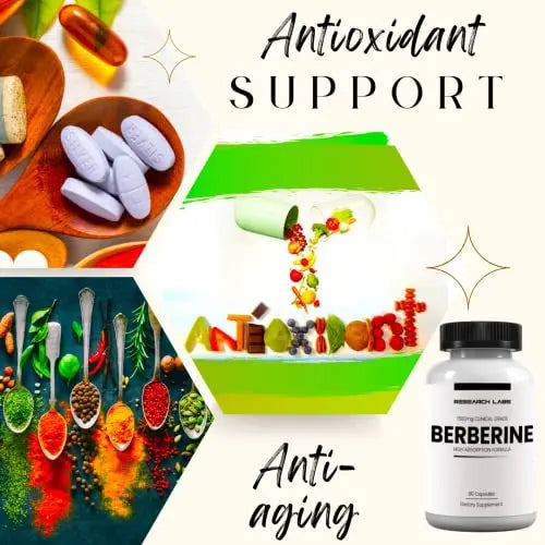 Research Labs 2 Fer 1 Ad - 1500mg Clinical Grade Berberine High Absorption Formula Research Labs Au supplements
