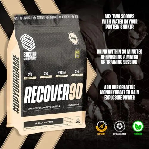 Soccer Supplement - Recover90® Complete Recovery Shake - 31grams of Protein Isolate SOCCER SUPPLEMENT Au supplements