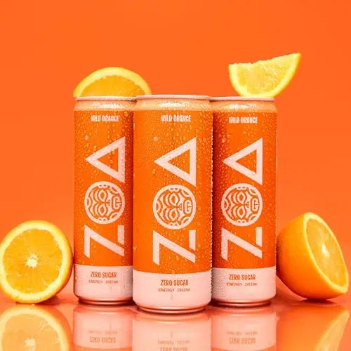 ZOA Energy Drink & ZOA+ Pre-Workout Bundle, Orange Grapefruit and Wild Orange, 12 Fl Oz ZOA Au supplements
