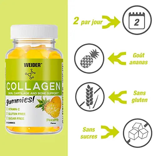 Weider Collagen Gummies - with Collagen for Joints and to take Care of Bones and Cartilage Weider Au supplements