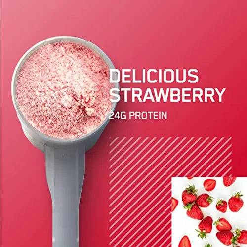 Optimum Nutrition Gold Standard 100% Whey Protein Powder, Delicious Strawberry Optimum Nutrition Au supplements