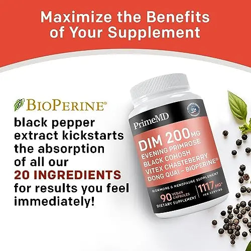 20-in-1 Menopause Supplements for Women - Dim Supplement Women - Estrogen Supplement PrimeMD Au supplements