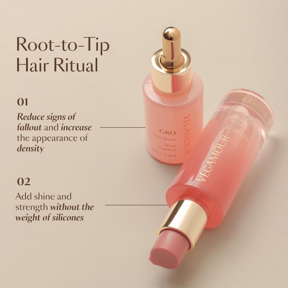 Vegamour Essentials Kit: Revitalizing Shampoo & Conditioner, Hair Serum, Weightless Repair Oil for All Hair Types VEGAMOUR Au supplements
