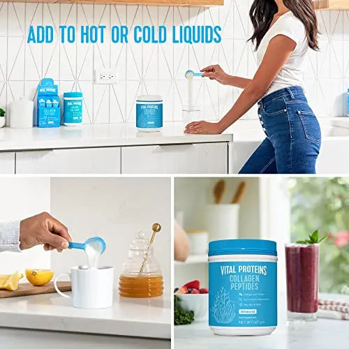 Collagen Supplements, Vital Proteins Hydrolyzed Collagen Peptides Powder (Type I, III) VITAL PROTEINS Au supplements