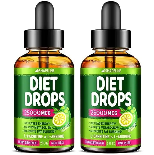 (Pack of 2) Weight Loss Drops - Made in USA - Appetite Suppressant for Women & Men SHAPELINE Au supplements