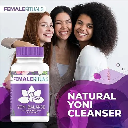 FEMALE RITUALS Yoni Balance Vaginal Tightening Pills 30 Pack - Vaginal Rejuvenation & Vagina Moisturizer FEMALE RITUALS Au supplements
