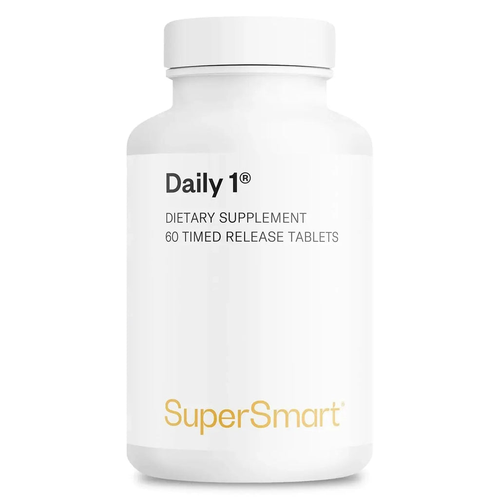 Supersmart - Daily 1® Timed Release - Multivitamin Supplement for Women & Men - with BioPQQ®, Vitamin A, B, C, D & E, Biotin, Quercetin & Fisetin | Supersmart Au supplements