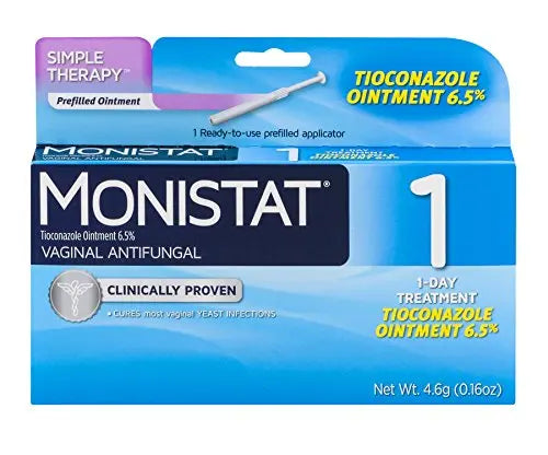 Monistat 1-Day Yeast Infection Treatment | Prefilled | Tioconazole Ointment Monistat Au supplements