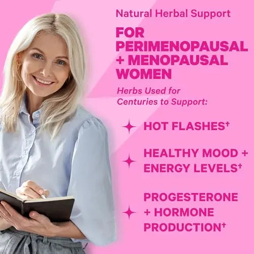 Pink Stork Menopause Supplements for Women with Ashwagandha and Black Cohosh Pink Stork Au supplements