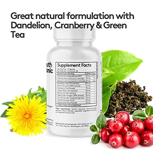 Youth & Tonic Daily Water Weight Away Pills and Blood Pressure Support Supplements/Natural Youth & Tonic Au supplements