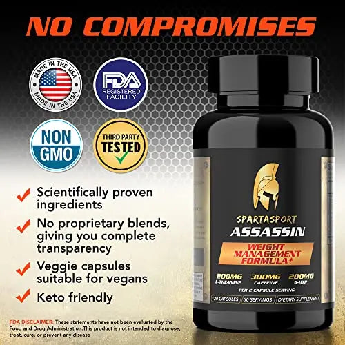 Spartasport Assassin Weight Management Formula - Weight Loss Pills for Women Men Spartasport Au supplements