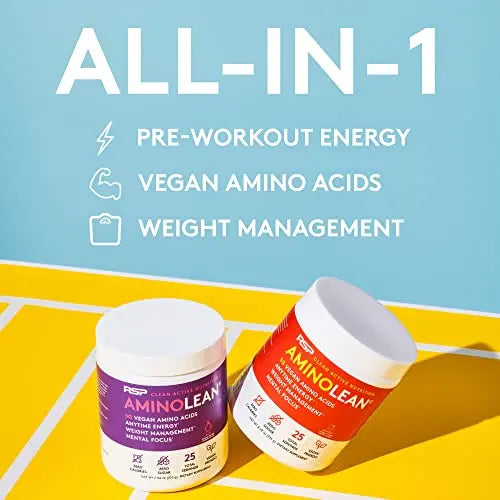 RSP Nutrition Mango Aminolean Amino Acid Supplement Powder, 8.29 OZ RSP NUTRITION Au supplements