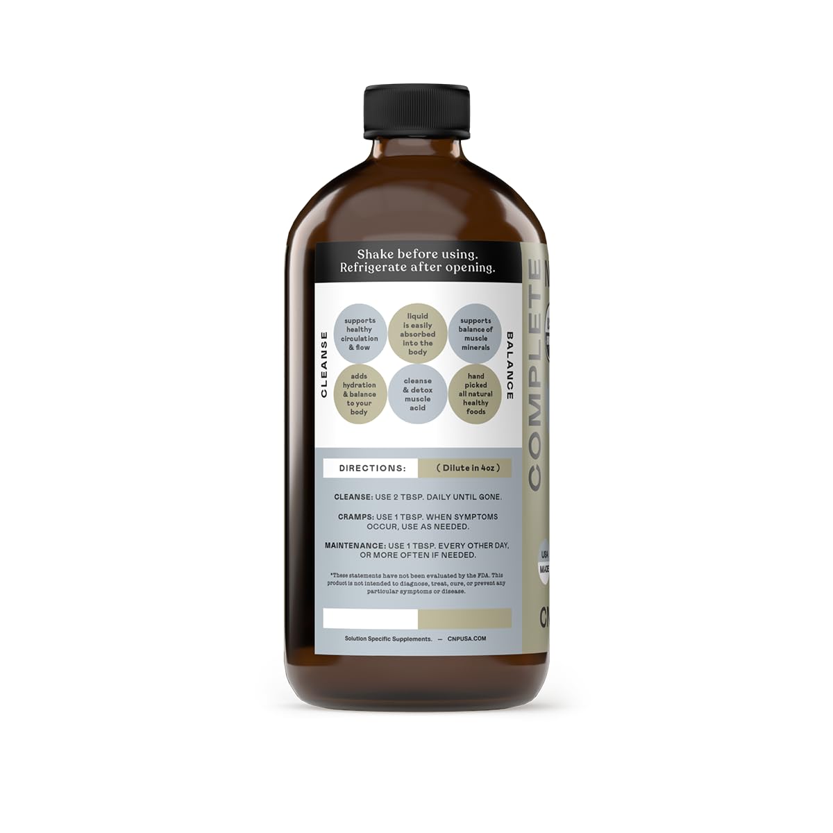 Complete Natural Products Cramp Complete - 16oz Glass Bottle Complete Natural Products Au supplements