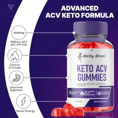 (3 Pack) Belly Blast Keto ACV Gummies, Belly Blast Keto + ACV Gummies Advanced Weight Fyvus Au supplements