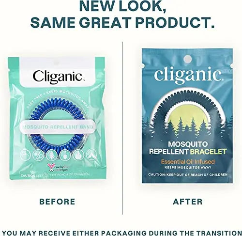 Cliganic 50 Pack Mosquito Repellent Bracelets, DEET-Free Bands, Individu Cliganic Au supplements