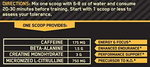 Optimum Nutrition Gold Standard Pre-Workout with Creatine, Beta-Alanine, and Caffeine Optimum Nutrition Au supplements