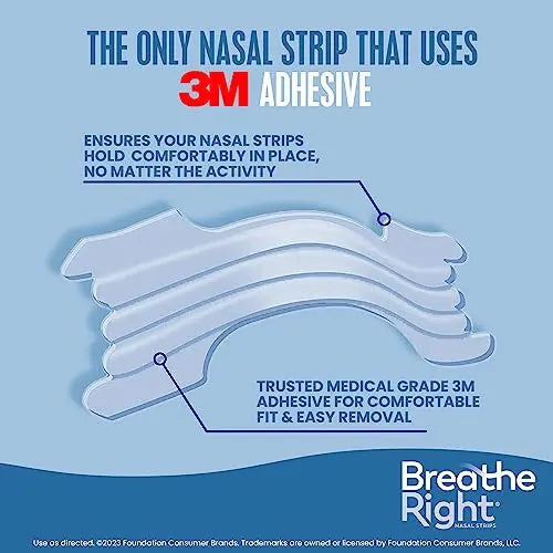Breathe Right Nasal Strips | Extra Strength | Clear | For Sensitive Skin Breathe Right Au supplements