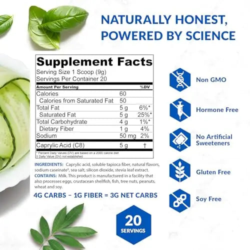 BioTrust Keto Elevate – Pure C8 MCT Oil Powder – Ketogenic Diet Supplement & Paleo BioTrust Au supplements