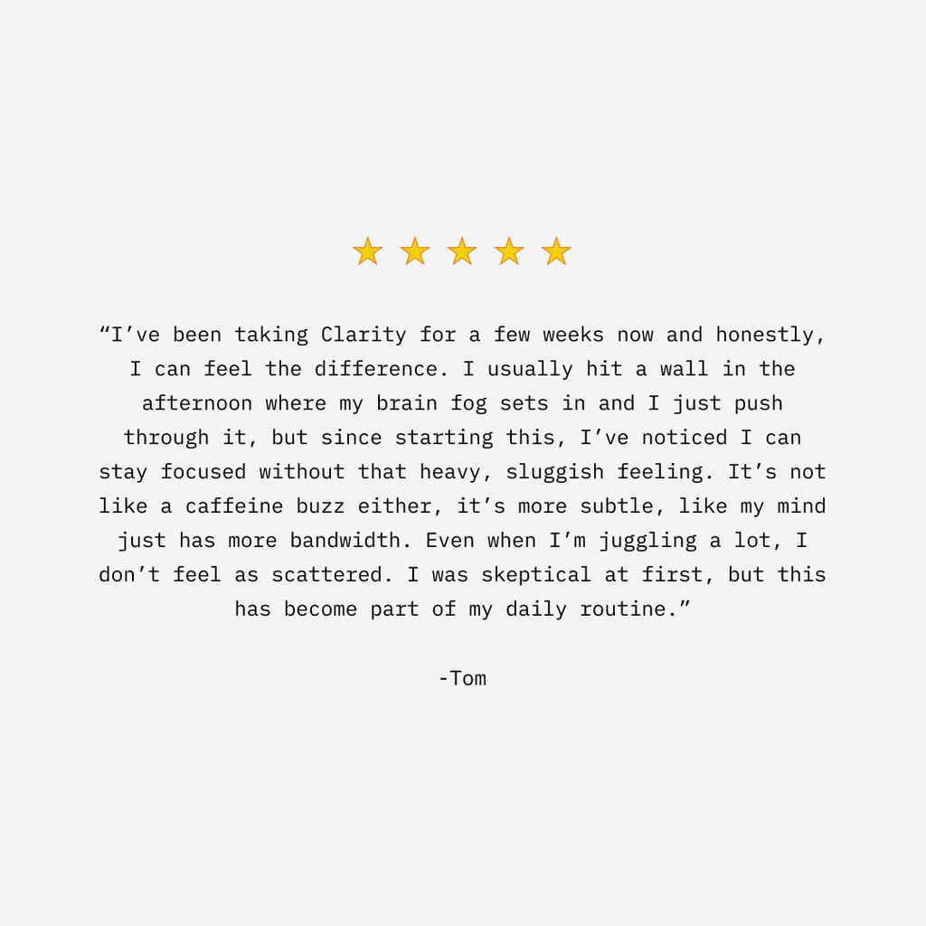 Mikra Clarity Nootropic Focus Drink Mix - Daily Cognitive & Calm Support Formula with Citicoline, Lion’s Mane & L-Theanine - Calm Drink Mix & Focus Aid for Energy and Clarity - 14 Single-Serve Sachets Mikra Au supplements