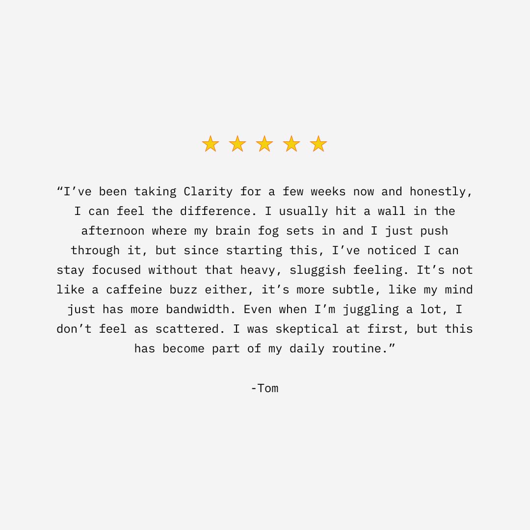 Mikra Clarity Nootropic Focus Drink Mix - Daily Cognitive & Calm Support Formula with Citicoline, Lion’s Mane & L-Theanine - Calm Drink Mix & Focus Aid for Energy and Clarity - 14 Single-Serve Sachets Mikra Au supplements