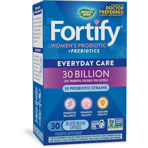 Nature's Way Fortify Probiotics for Women + Prebiotic, Digestive*, Immune*, and Vaginal Nature's Way Au supplements