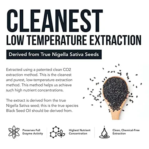20% Thymoquinone Black Seed Oil Extract Capsules - TQ-Advanced 4X®: Highest Triquetra Health Au supplements