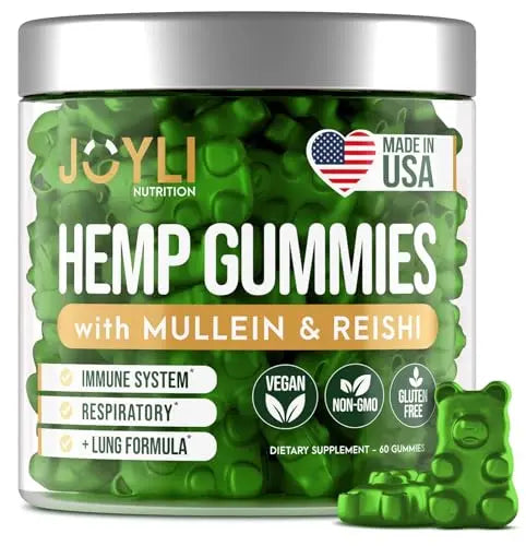JOYLI Hemp Gummies - Natural Lung Cleanse with Mullein Leaf & Reishi JOYLI Nutrition Au supplements