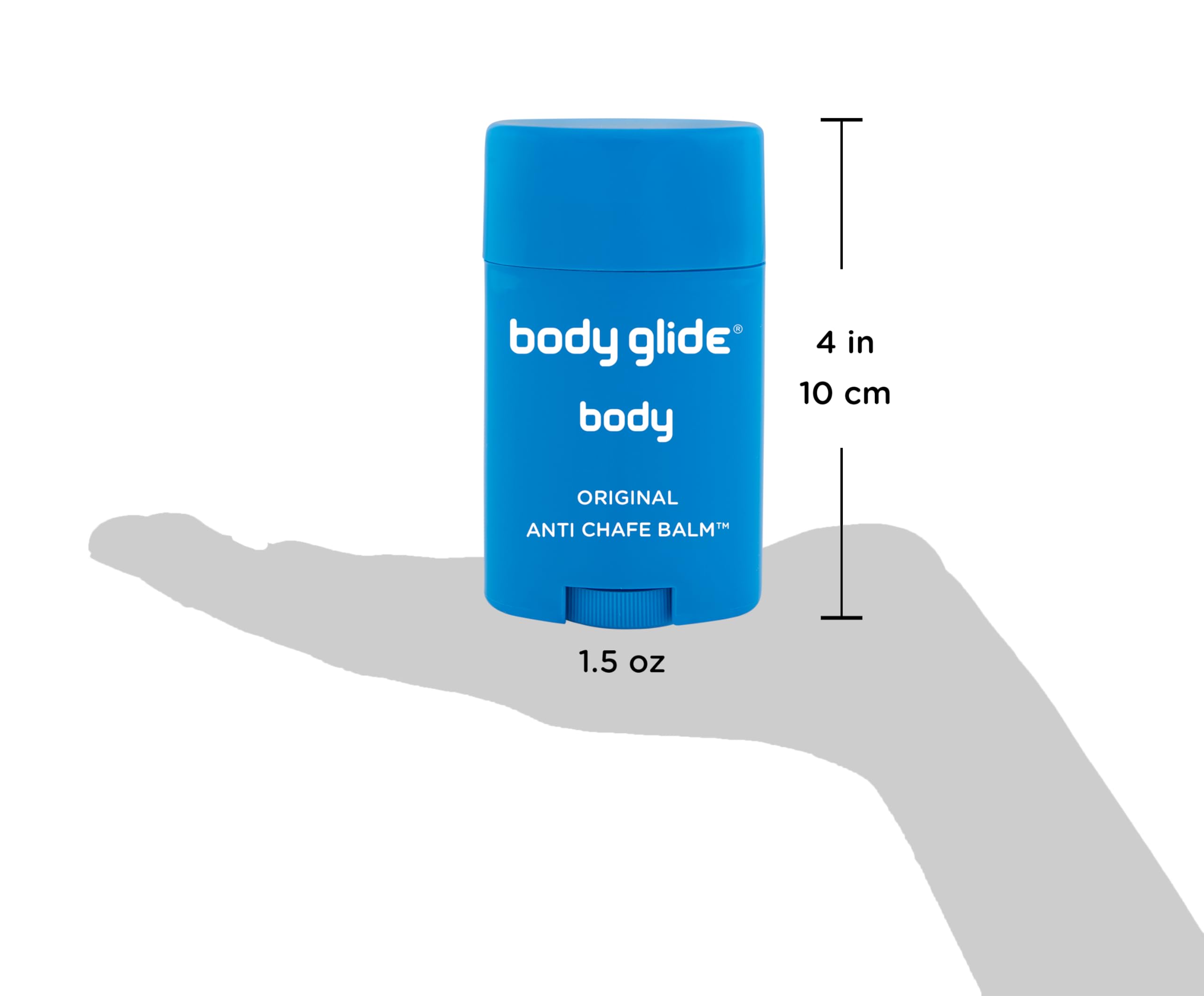 Body Glide Original Anti Chafe Balm | No Chafing Stick | Prevent Arm, Chest, Butt, Thigh, Ball Chafing & Irritation