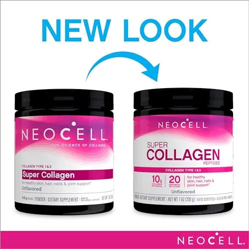 NeoCell Super Collagen Powder, 10g Collagen Peptides per Serving, Gluten Free NeoCell Au supplements