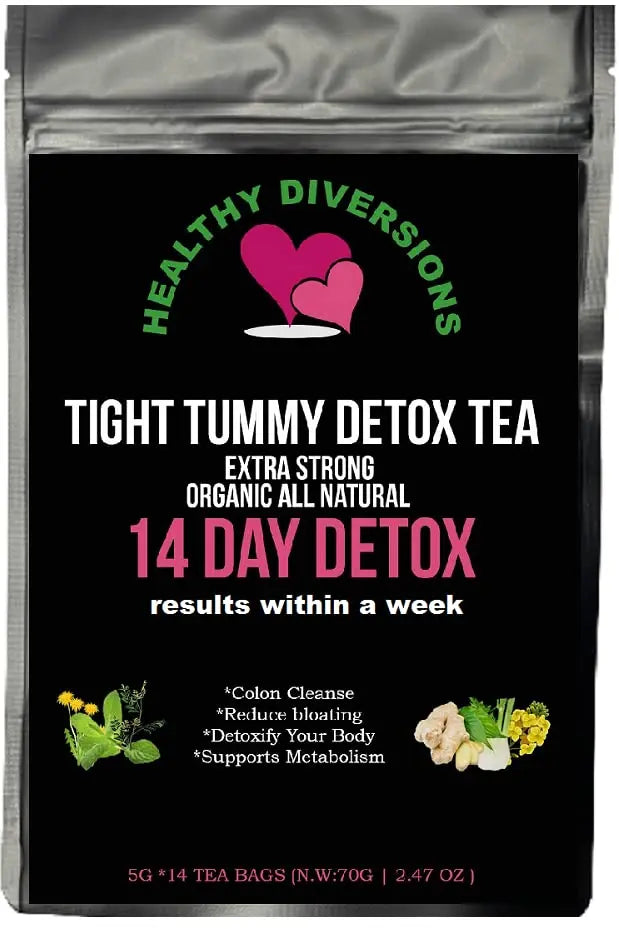Healthy Diversions Tight Tummy Detox Tea, Extra Strength Results Within a Week Reduce Heath Secret Au supplements