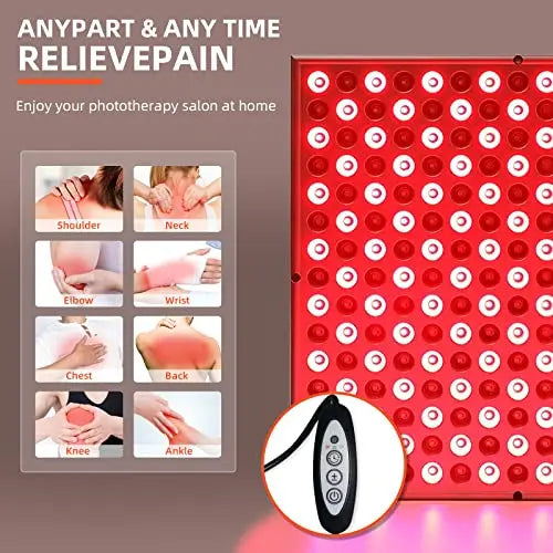 TherapSky Red Light Therapy Device 45W LED Red Infrared Light Therapy Lamp w/Remote Control and Timer therapsky Au supplements