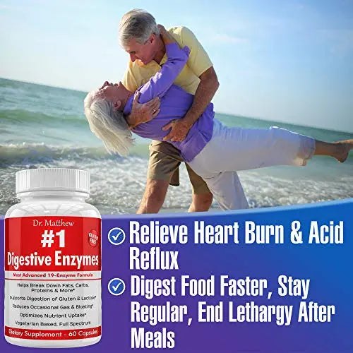 Best Digestive Enzymes for Women & Men with Lactase Lipase Amylase Dr. Matthew Au supplements