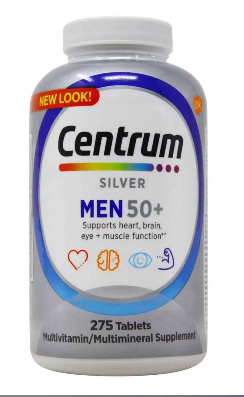Centrum Men 50+ Multivitamin Tablet Age 50 and Older 275ct Centrum Au supplements