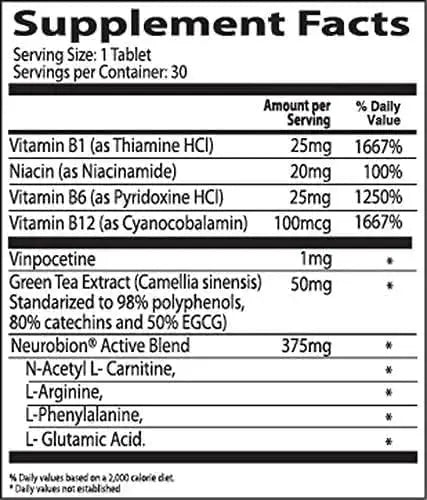 Neurobion Active 30 Tablets Multivitamin L-Glutamic Acid Dietary Supplements, 1 Count (Pack of 1) Neurobion Au supplements