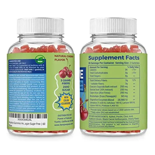 HEMPWAY Fiber Gummies for Digestive Colon Cleanse - Health & Daily Weight Support HEMPWAY Au supplements