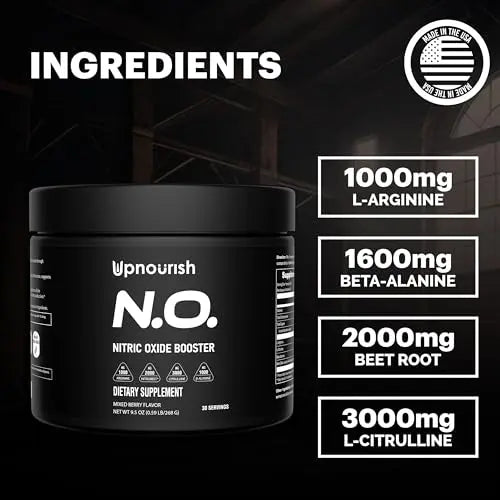 UpNourish Beet Root Powder Nitric Oxide Booster - L arginine L Citrulline Supplements UpNourish Au supplements
