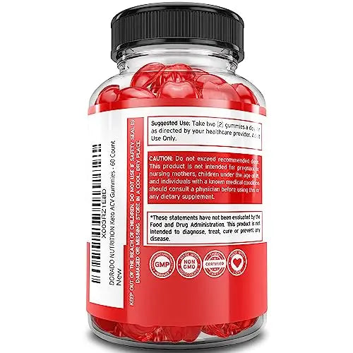 Keto ACV Gummies for Weight Management Advanced Formula (1000mg Per Serving) DORADO NUTRITION Au supplements
