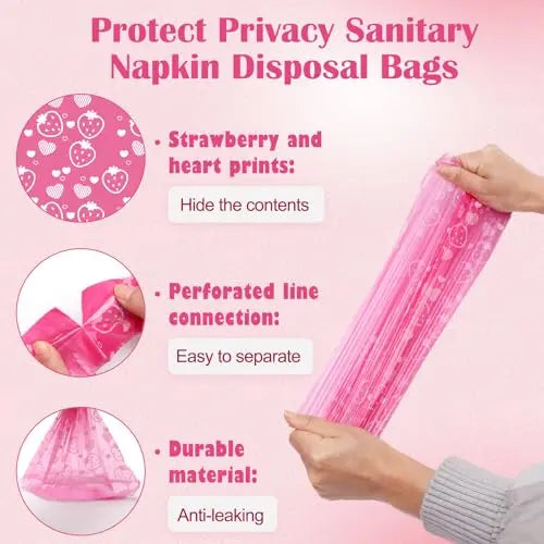150Pcs Sanitary Napkin Disposal Bags, Luxiv Pink Disposable Sanitary Bag Personal Care Disposal Bags Luxiv Au supplements