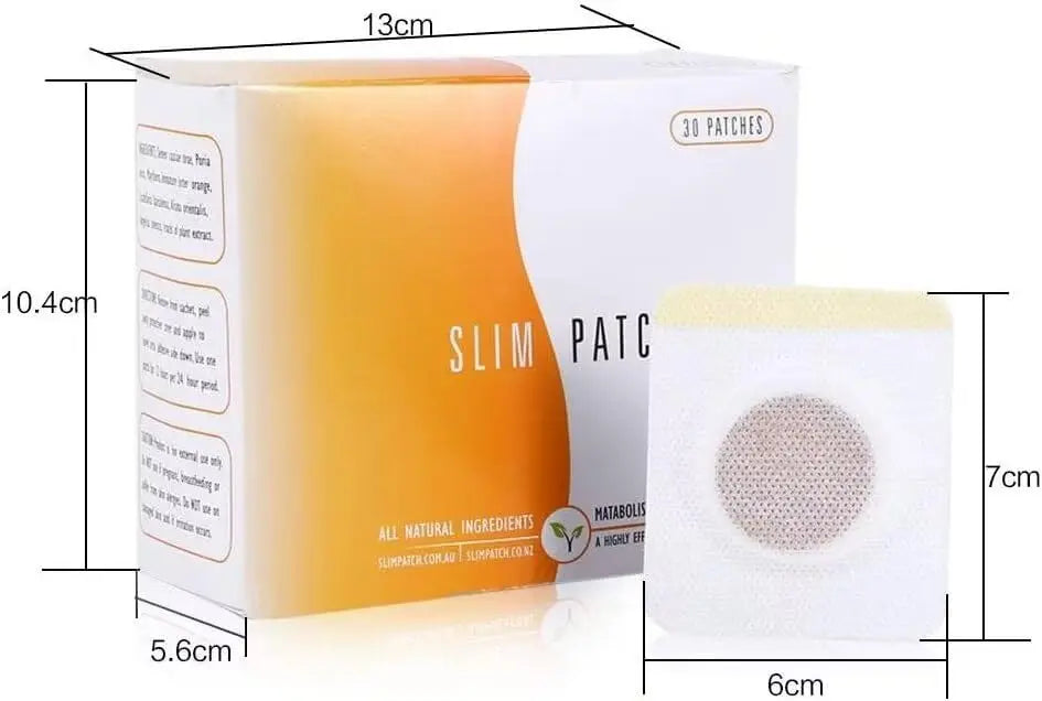 100 Pack_Effective_Ancient_Belly_Pellet_Slim_Patches_Magnet_Navel_Sticker_100%_Natural Msupps.com Au supplements