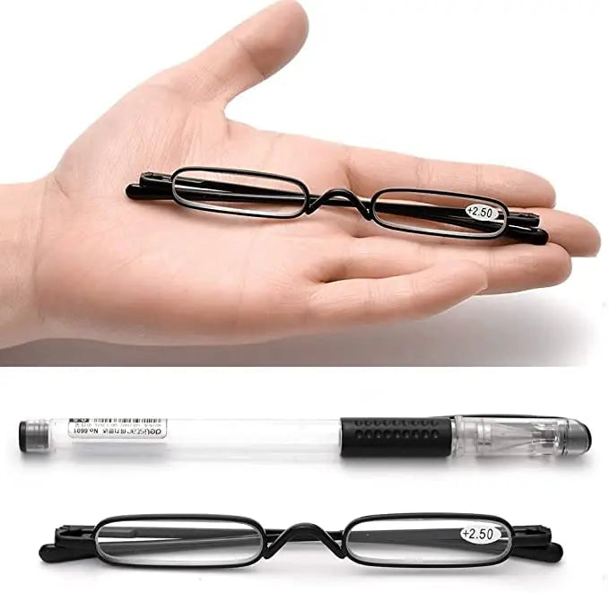 Viseng 2 Pairs Slim Pocket-Sized Metal Reading Glasses: Your Stylish Travel Companion Viseng Au supplements