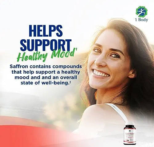 1 Body Saffron Extract 8825 – Antioxidant & Mood Support Saffron Supplement 1 Body Au supplements