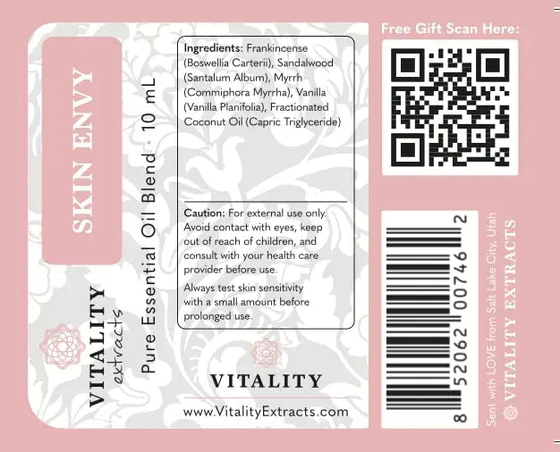 Skin Envy - Face Moisturizer Serum (by Vitality Extracts) Coconut Oil, Collagen, Vitamin E, Vegan Vitality Extracts Au supplements