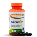 Geriatech Senior multivitamins, Vitamins and Minerals Supplement, Women and Men Over 60, with Vitamin B12, Easy to Swallow Geriatech Au supplements