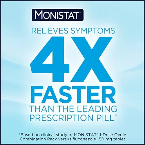 Monistat 1 Day Yeast Infection Treatment for Women, 1 Miconazole Ovule Insert & External Monistat Anti-Itch Monistat Au supplements