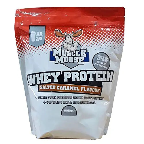 Muscle Moose Whey Protein Powder Salted Caramel Flavour Muscle Moose Au supplements