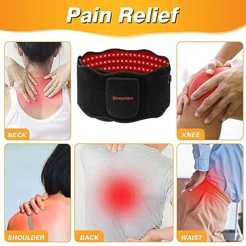 Streamlet Red Light Therapy Belt, 120 LED Combo 660nm 850nm Wearable Red Light Therapy Streamlet Au supplements
